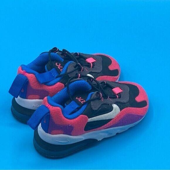 Nike Air Max 270 React Hyper Pink‎ Vivid Purple - Picture 3 of 4